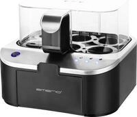 EMERIO EB-123177.1 Eierkocher Antihaftbeschichtung, mit Messbecher, BPA-frei Schwarz,