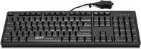 GETT Ger&auml;tetechnik CleanType Easy Basic - Tastatur - USB - Deutsch - Schwarz