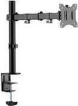 LogiLink - Tischhalterung f&uuml;r LCD-Display (einstellbarer Arm) - Schwarz -