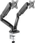 ICY BOX IB-MS304-T - Befestigungskit - einstellbarer Doppelarm - f&uuml;r 2 Monitore -