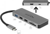 DeLOCK USB Type-C Docking Station for Mobile Devices - Docking Station - USB-C - HDMI