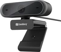 Sandberg USB Webcam Pro - 2 MP - 1920 x 1080 Pixel - 30 fps - 1920x1080@30fps - 1080p