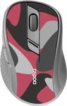 Hama Kabellose lautlose Multi-Mode-Maus M500, Camouflage/Rot (00184339)