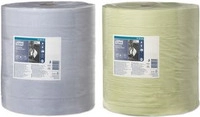 TORK Industrie-Putzrolle, 3-lagig, blau, 340 m Papierwischt&uuml;cher, Tissue,