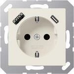 Jung SCHUKO Steckdose mit USB Typ AC A1520-15CA (A1520-15CA)