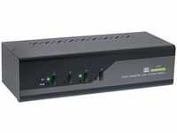 InLine 63654I, InLine KVM Desktop Switch - 4-fach - Dual-Monitor DP 1.2 - 4K - USB