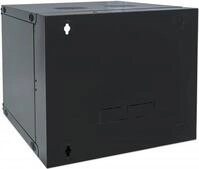 Intellinet Double Section - Wandschrank - Schwarz, RAL 7021 - 9U - 48,3 cm (19)