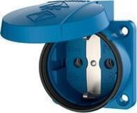 MENNEKES Elektrotechnik GmbH & Co. KG Anbaudose Schuko 16A 2polig+E 230V IP54 blau