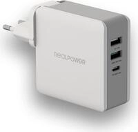 RealPower DeskCharge-65 Travel Grau Indoor (306837)