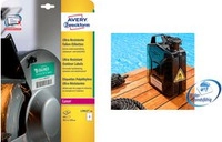 AVERY Zweckform Ultra-Resist. Folien-Etiketten, 210 x 148 mm Farbe: wei&szlig;, extrem