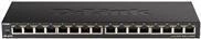 D-Link DGS 1016S - Switch - unmanaged - 16 x 10/100/1000 - Desktop - DC Power