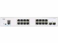 Cisco CBS350-16T-E-2G-EU, Cisco Business 350 Series 350-16T-E-2G - Switch - L3 -