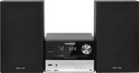 Grundig CMS 3000 BT DAB+ Heim-Audio-Mikrosystem 30W Schwarz - Silber (GLR7640)