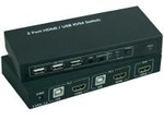 2 Port KVM-Umschalter HDMI USB 1920 x 1080 Pixel