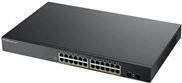 Zyxel GS1900-24HPv2 - Switch - Smart - 24 x 10/100/1000 (PoE) + 2 x 10/100/1000 - an