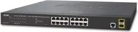 PLANET GS-4210-16T2S - Switch - managed - 16 x 10/100/1000 + 2 x SFP - Desktop, an