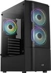 AeroCool Quantum Mesh - MDT - ATX - Seitenteil mit Fenster (geh&auml;rtetes Glas) - no