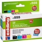 Edding EDD-555 Druckerpatrone 4 St&uuml;ck(e) Kompatibel Hohe (XL-) Ausbeute Schwarz -