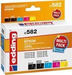 Edding Tintenpatrone ersetzt Epson 33XL/T3351/T3361/T3362/T3363/T3364 Kompatibel