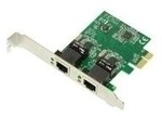 Logilink - Netzwerkadapter - PCI Express 2.0 - Gigabit Ethernet x 2 (PC0075)