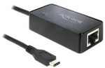 DeLock - Netzwerkadapter - USB 3,1 - Gigabit Ethernet - Schwarz (62642)