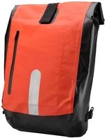 FISCHER Fahrrad-Gep&auml;cktr&auml;gertasche wasserdicht rot/schwarz 23 Liter Volumen als