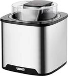 Unold 48855 Eismaschine Traditionelle Eismaschine 1,5 l Schwarz - Edelstahl 12 W