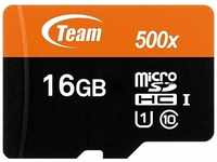 TEAM TUSDH16GUHS03, Team - Flash-Speicherkarte (microSDHC/SD-Adapter...