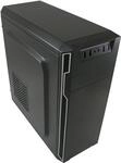 LC Power Classic 7038B - Midi Tower - ATX - ohne Netzteil - Schwarz, Geb&uuml;rstetes