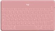 Logitech Keys-To-Go - Tastatur - Bluetooth - QWERTY - Spanisch - Blush Pink - f&uuml;r