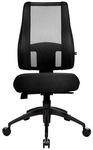 B&uuml;rostuhl Lady Deluxe schwarz - keine Armlehnen enthalten (LT20B0 W500)