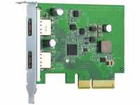 Qnap QXP-10G2U3A, QNAP QXP-10G2U3A - USB-Adapter - PCIe 2.0 x2 Low-Profile - USB 3.2