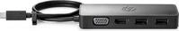 HP USB-C Travel Hub G2 - Kompakte Dockingstation, HDMI, VGA, 2x USB-A, Power Delivery