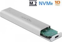 DeLOCK - Speichergeh&auml;use - M.2 NVMe Card - 10GBps - USB 3,2 (Gen 2) - Silber...