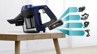 Bosch Serie 6 BBS611MAT Stabstaubsauger/Elektrischer Besen Beutellos 0,3 l Blau