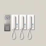 Siedle SET CA 812-3 E/W Edelstahl - Wei&szlig; (210008740-00)
