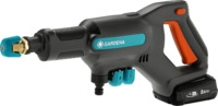 Gardena AquaClean 24/18V P4A Hochdruckreiniger Kompakt Akku 250 l/h Schwarz - Blau -