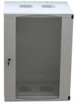 LogiLink 48,30cm (19) Wandverteiler, einteilig, 15 HE, lichtgrau (RAL7035), 1,2...