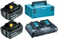 Makita Energy Kit 198077-8 2x BL1860B + DC18RD (198077-8)