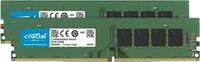 Crucial - DDR4 - 32 GB: 2 x 16 GB - DIMM 288-PIN - 3200 MHz / PC4-25600 - CL22 - 1.2