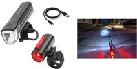 FISCHER Akku-USB-LED-Beleuchtungs-Set TWIN, 30 Lux Lebensdauer bis zu 50.000 Stunden,