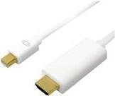 Logilink 4K Mini DisplayPort-Kabel DP 1.2 zu HDMI 1.4 3 m (CV0124)