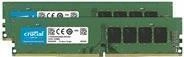 Crucial - DDR4 - 16 GB: 2 x 8 GB - DIMM 288-PIN - 3200 MHz / PC4-25600 - CL22 - 1.2 V