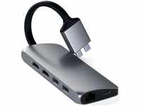 Satechi ST-TCDMMAM, Satechi Dual Multimedia Adapter - Dockingstation - USB-C -...