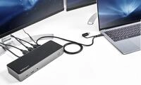 StarTech.com USB-C & USB-A Dock - Hybrid Universal Triple Monitor Laptop Docking