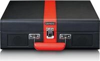 Lenco TT-110 - Audio-Plattenspieler mit Riemenantrieb - Halbautomatisch - Schwarz -