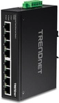 TRENDnet TI-E80 - Switch - unmanaged - 8 x 10/100 - an DIN-Schiene montierbar,