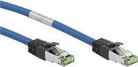 Goobay CAT 8.1 Patchkabel, S/FTP (PiMF), Blau, 25 m - LSZH halogenfrei, Kupfer AWG 24