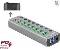 Delock - Hub - 7 x USB 3,2 Gen 1 - Desktop (63264)