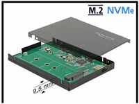 Delock 42609, DeLOCK 2,5 External Enclosure for M.2 NVMe PCIe SSD - Speichergehäuse